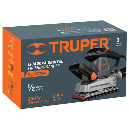 LIJADORA ORBITAL, 1/2 HOJA, INDUSTRIAL, 360 W 15090 *