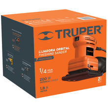 Cargar imagen en el visor de la galería, LIJADORA ORBITAL, 1/4 HOJA, PROFESIONAL, 200 W 16682 N

