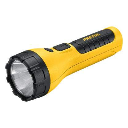 LINTERNA PLÁSTICA RECARGABLE DE LED, 180 LÚMENES, PRETUL 26102 *