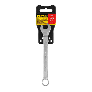 LLAVE COMBINADA 1/2'' X 170 MM DE LARGO, PRETUL 21884 *