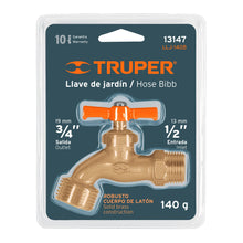 Cargar imagen en el visor de la galería, LLAVE DE NARIZ PARA JARDÍN, 1/2&#39;&#39;, EN BLÍSTER, TRUPER 13147 *
