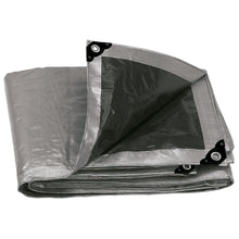 Cargar imagen en el visor de la galería, LONA REFORZADA GRIS 5M X 5M TRUPER 10775 P
