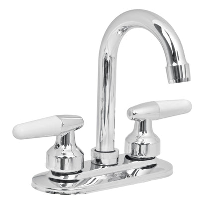 MEZCLADORA 4'' PARA LAVABO, CUELLO BAR, MANERALES CONO 49213 N