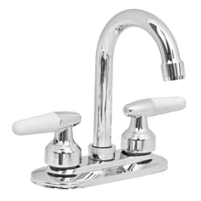 Cargar imagen en el visor de la galería, MEZCLADORA 4&#39;&#39; PARA LAVABO, CUELLO BAR, MANERALES CONO 49213 N
