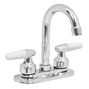 MEZCLADORA 4'' PARA LAVABO, CUELLO BAR, MANERALES CONO 49213 N