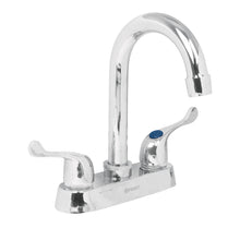 Cargar imagen en el visor de la galería, MEZCLADORA 4&#39;&#39; PARA LAVABO,CUELLO BAR, MANERALES PALANCA, BASIC 49280 P

