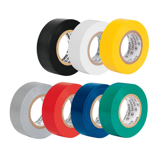 CINTA DE AISLAR TRUPER 9M X 19MM