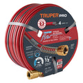 MANGUERA 1/2" SUPER REFORZADA 4 CAPAS 30 M CONEXIONES METAL 102528 *