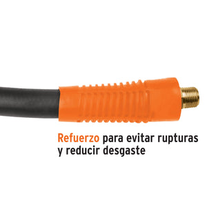 MANGUERA DE HULE PARA COMPRESOR, 15 M X 1/4", TRUPER 17081 *