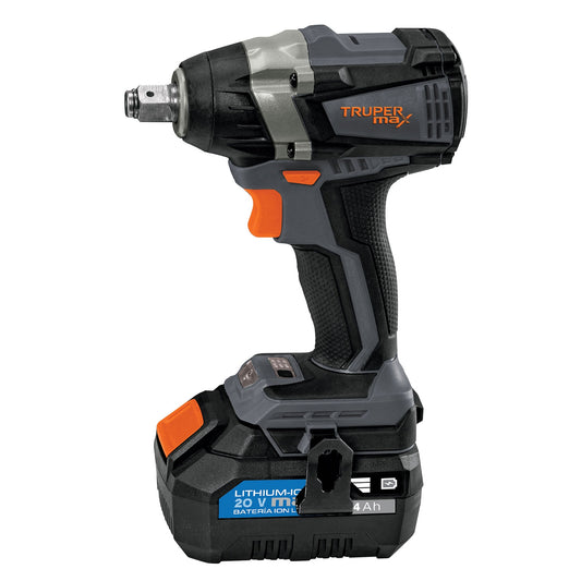 LLAVE DE IMPACTO INALÁMBRICA 1/2'' 20 V SIN CARBONES 101403 *
