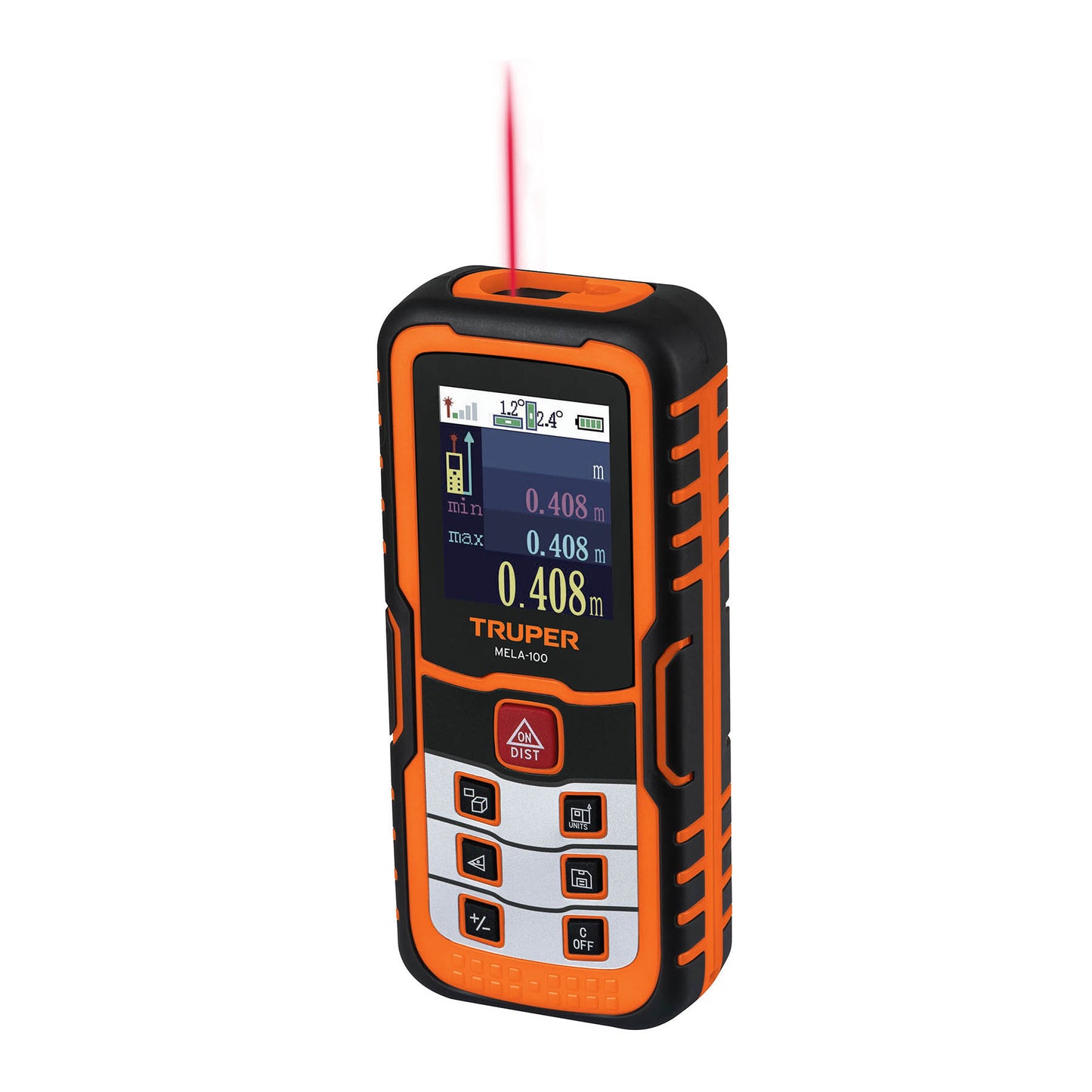 MEDIDOR LÁSER DE DISTANCIA DE 0.05M A 100M TRUPER 100374 P