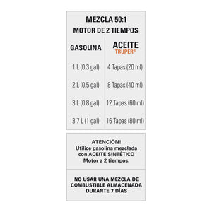 MOTOSIERRA 60CC A GASOLINA CON BARRA DE 20'', PRETUL 27045 N