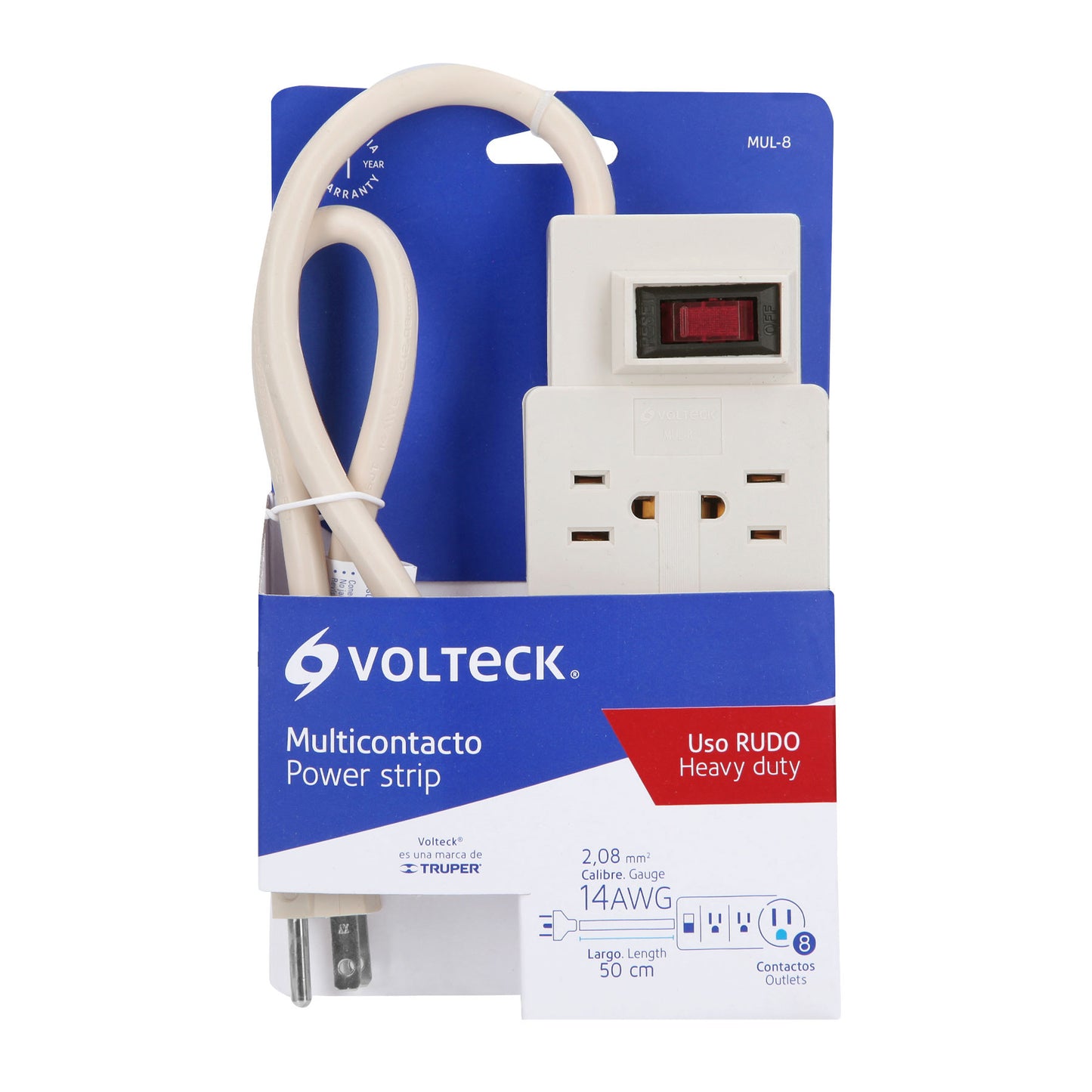 MULTICONTACTO 8 ENTRADAS VOLTECK 47186 *