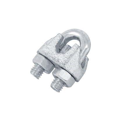 BLISTER CON 2 NUDOS (PERROS) DE HIERRO PARA CABLE DE 5/16" 44085 N