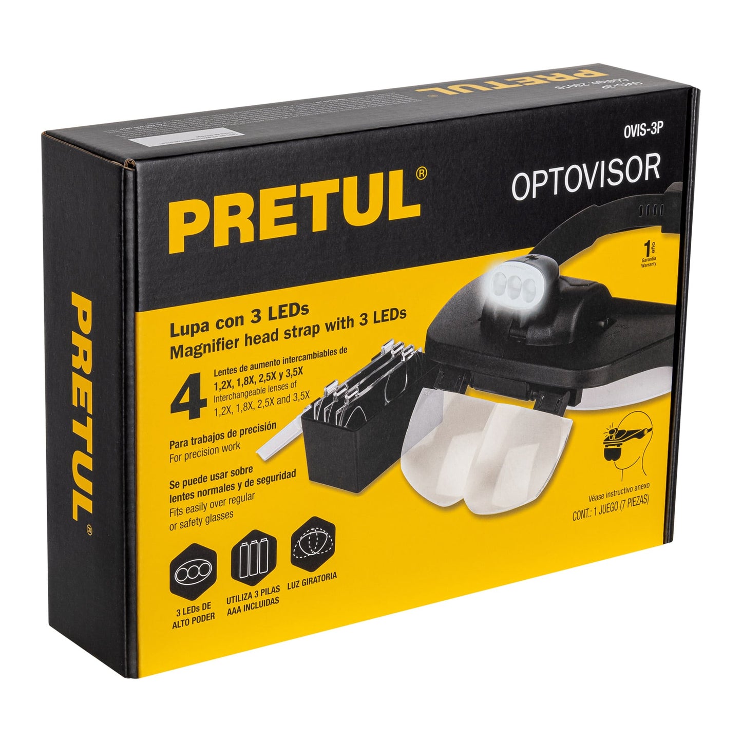 OPTOVISOR DE 3 LEDS