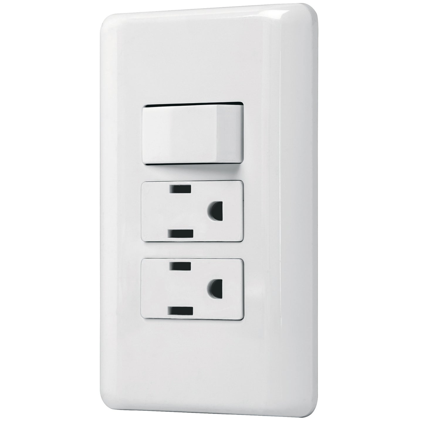 PLACA ARMADA 2 CONTACTOS E INTERRUPTOR SENCILLO, BASIC 25079 *