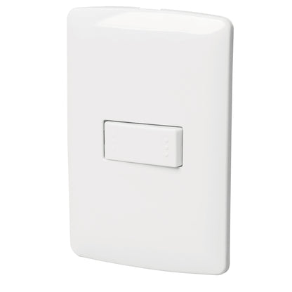 PLACA ARMADA 1 INTERRUPTOR SENCILLO, LÍNEA ITALIANA