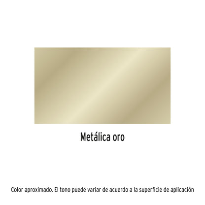 PINTURA EN AEROSOL, ORO METÁLICO, BOTE ESBELTO, 400 ML 19066 *