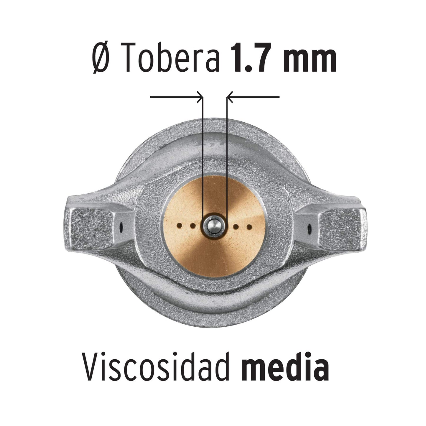 PISTOLA DE GRAVEDAD 1.7 MM 13061 P