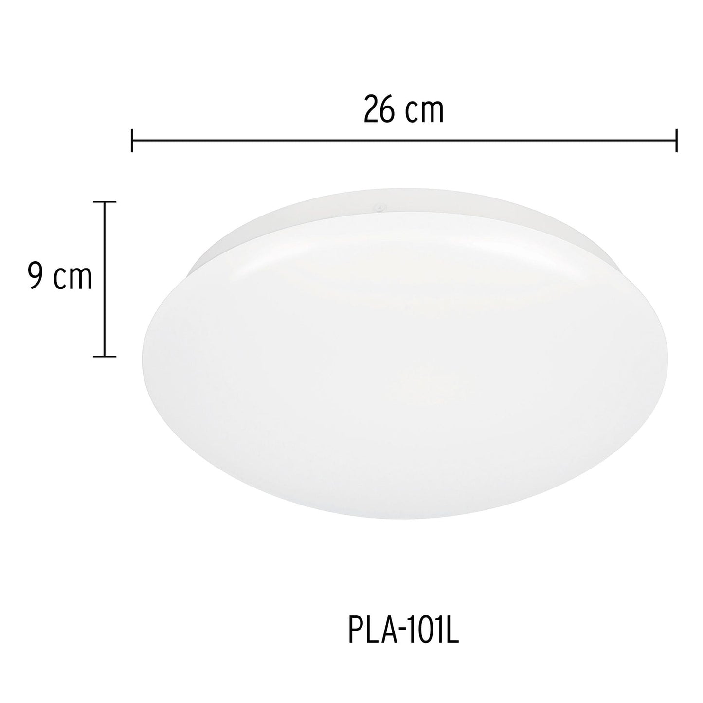 LUMINARIO DE LED DE SOBREPONER TIPO PLAFON 15W