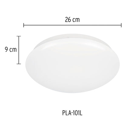 LUMINARIO DE LED DE SOBREPONER TIPO PLAFON 15W