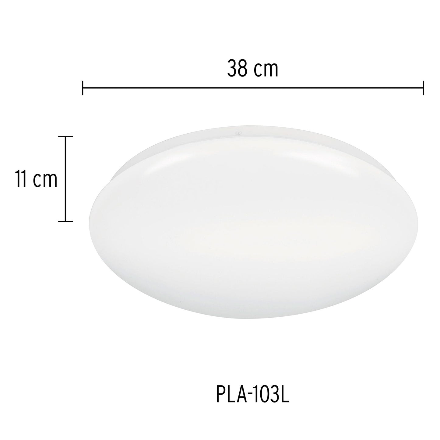 LUMINARIO DE LED DE SOBREPONER TIPO PLAFON 22W