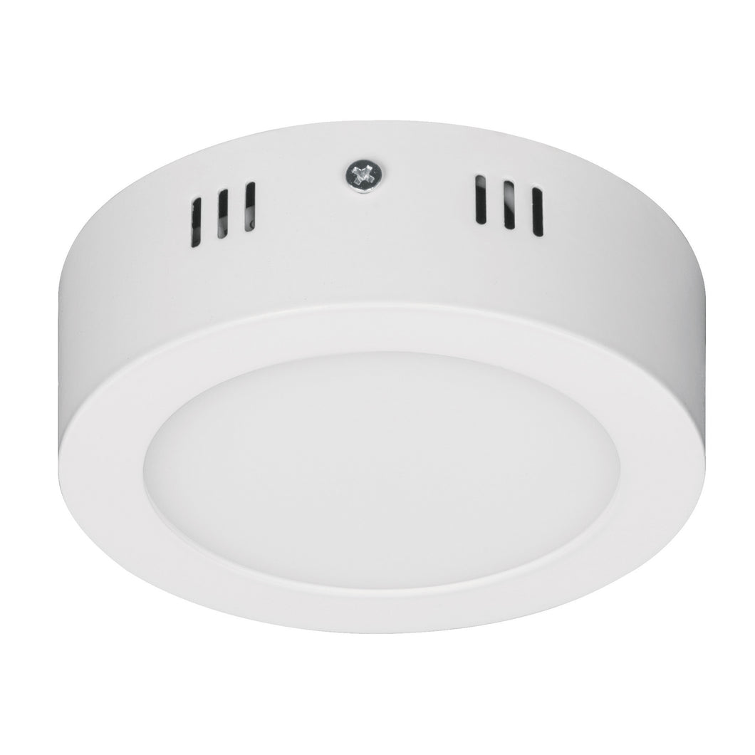 LUMINARIO LED TIPO PLAFÓN 6W, REDONDO, LUZ DE DIA, BLANCO 46711 *