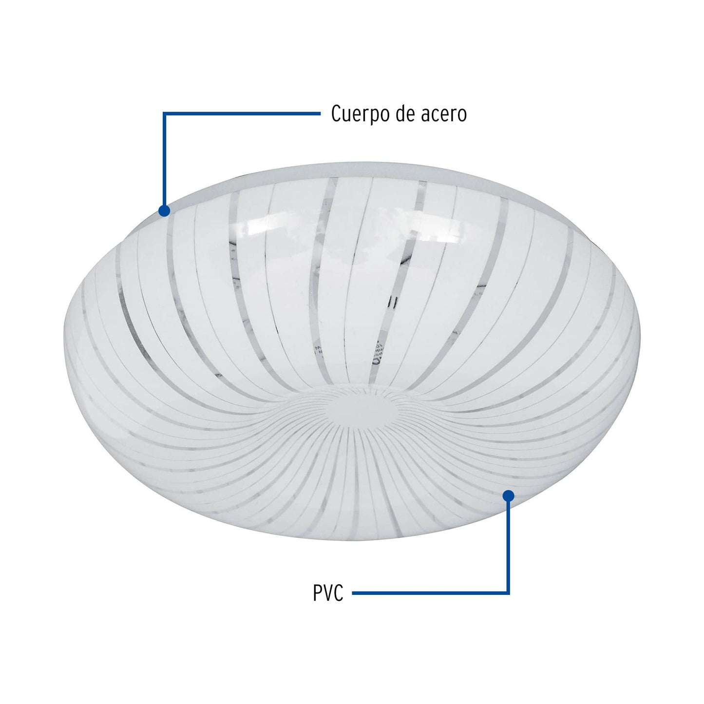 LUMINARIO DE LED DECORATIVO TIPO PLAFON 15W 46016 P