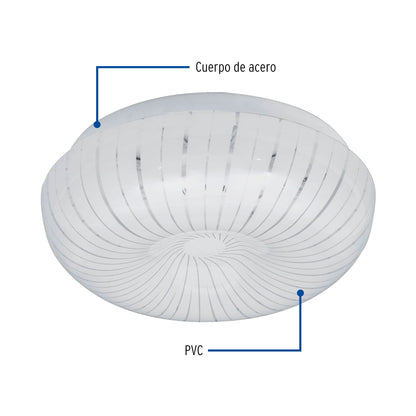 LUMINARIO DECORATIVO DE LED TIPO PLAFON 18W 46017 N