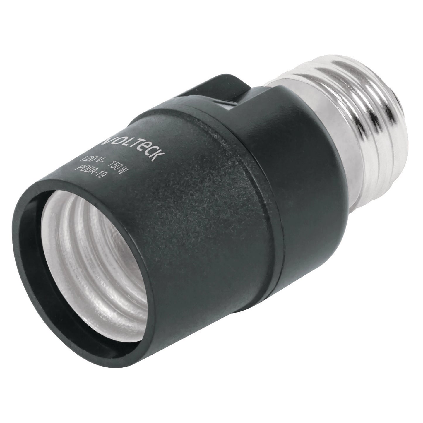 PORTALÁMPARA DE PVC, CON SENSOR DE LUZ, VOLTECK 46516 *