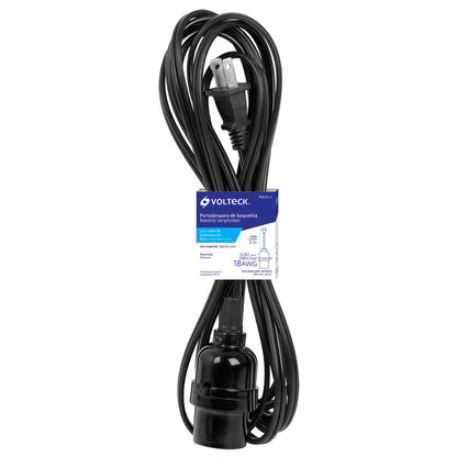 EXTENSION CON PORTALAMPARA 4 M VOLTECK 47142 *