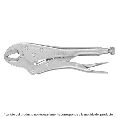 PINZAS DE PRESION 5" MORDAZA CURVA, PRETUL 22706 *