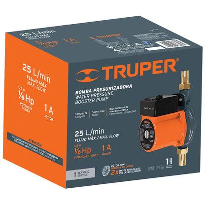 BOMBA PRESURIZADORA 1/6 HP TRUPER 14635 *