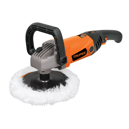 PULIDORA 7", 1,200 W VELOCIDAD VARIABLE, PROFESIONAL, TRUPER 16626 *