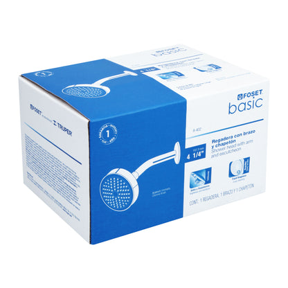REGADERA REDONDA 4 1/4" FOSET 45067 *