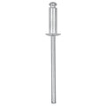 BOLSA CON 50 REMACHES 1/8" X 1/4" DE ALUMINIO, ALA 1/4" 44520 *