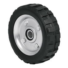 Cargar imagen en el visor de la galería, RUEDA HULE SOLIDO PARA DIABLO 6&quot; DOBLE BALERO 45480 *
