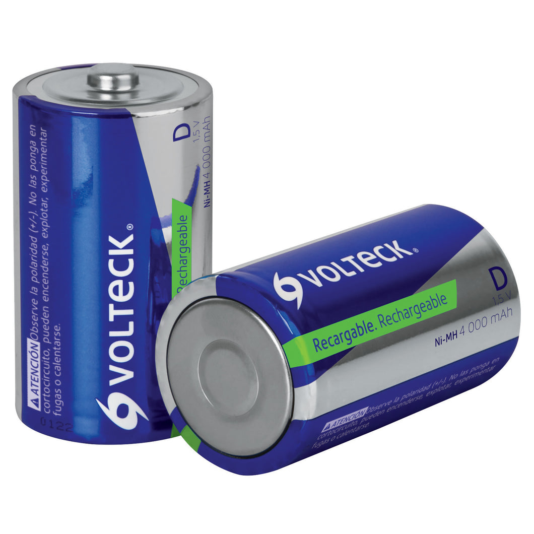 PILAS RECARGABLES D  47206 P