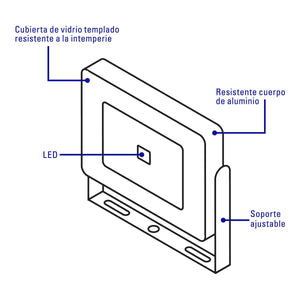 REFLECTOR 20W ULTRA DELGADO 22041 *