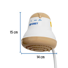 Cargar imagen en el visor de la galería, REGADERA ELÉCTRICA DE 4 TEMPERATURAS, 5-3/8&quot;, BEIGE, FOSET 45156 *
