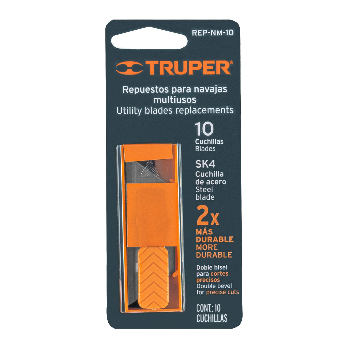 DISPENSADOR CON 10 CUCHILLAS P/NV-7 y NM-7, TRUPER 16956 *