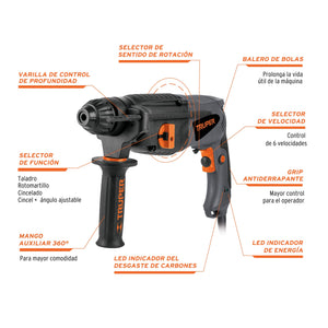 ROTOMARTILLO SDS PLUS, 3 JOULES