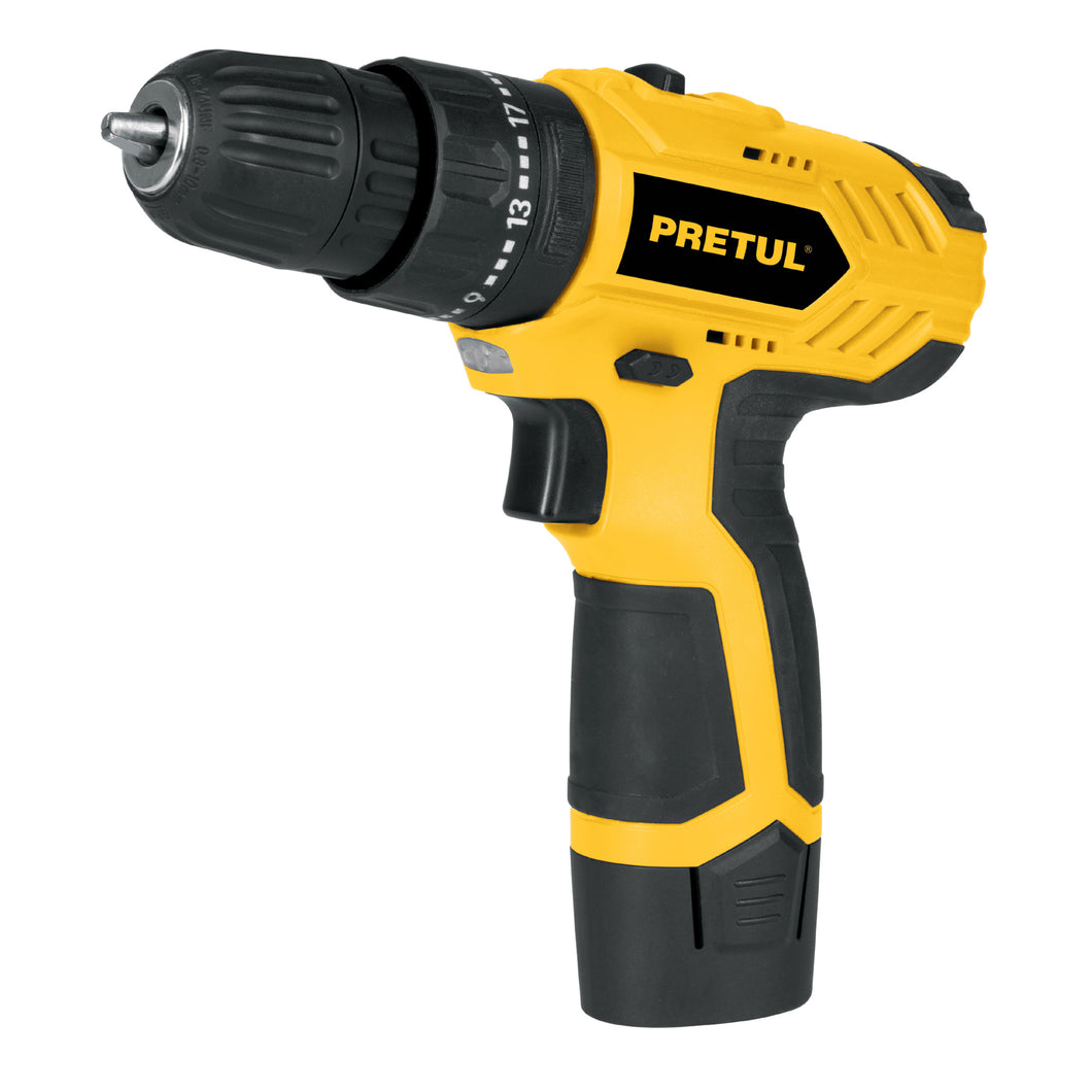 ROTOMARTILLO INALÁMBRICO COMPACTO, ION LITIO, 12 V, PRETUL