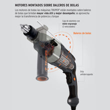 Cargar imagen en el visor de la galería, ROTOMARTILLO 1/2&quot;, 900 W, TRUPER INDUSTRIAL 19324 P
