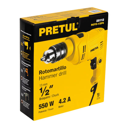 ROTOMARTILLO PRETUL 1/2" 28112 N
