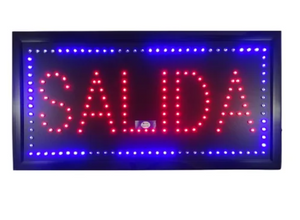 LETRERO LUMINOSO 'SALIDA'