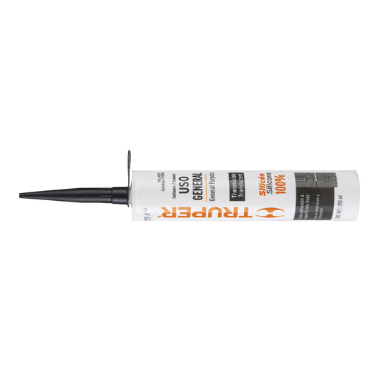 SELLADOR TRANSPARENTE 100% SILICON DE 280 ML 17559 *