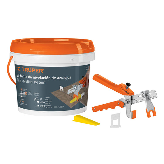 SISTEMA DE NIVELACIÓN DE AZULEJOS, TRUPER 100515 P