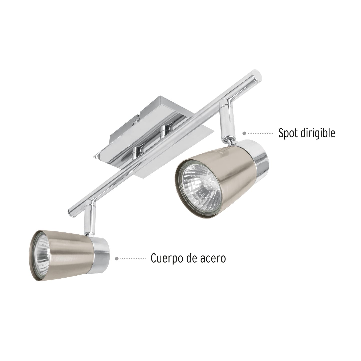 LUMINARIO SOBREPUESTO SPOT BARI 48433 N
