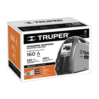 SOLDADORA INVERSORA, 160 A, 220 V TRUPER 13694 N